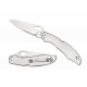 Couteau Spyderco Cara Cara 2 Lame 9.5cm Semi dentelée Manche Acier Inoxydable - BY03PS2 - 1