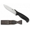 Couteau Spyderco Zoomer lame lisse acier 13.2cm manche noir G-10 (fibre de verre) - FB42GP - 1