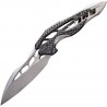 Couteau Arrakis lame lisse 8.8cm Acier Bohler M390 - 906CF-C WE KNIFE - 1