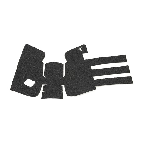 Grip texturé autocollant pour poignée Glock 19 23 25 32 38 44 Gen 4 sans Backstaps TALON Grips - Caoutchouc - 1