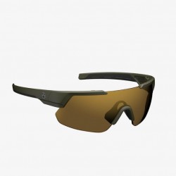 Lunette solaire balistique DEFIANT MAGPUL monture Vert olive - verre polarisé bronze avec miroir or - 1