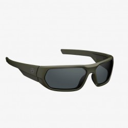 Lunette balistique RADIUS Monture vert olive Verre polarisé gris sans miroir MAGPUL - 1