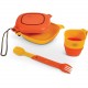 Kit couvert de camping 6 pièces Mess Kit Venture UCO jaune orange - 2