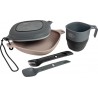 Kit couvert de camping 6 pièces Mess Kit Venture UCO gris - 1