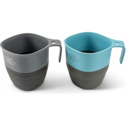 Tasses de Camping flexible UCO Pack de 2 - Bleu et Gris - 1