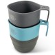 Tasses de Camping flexible UCO Pack de 2 - Bleu et Gris - 4