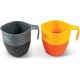 Tasses de Camping flexible UCO Pack de 2 - Orange et Gris - 1