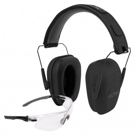 Combo ULTRX Shield lunette et casque de tir sportif ALLEN Gris - 1