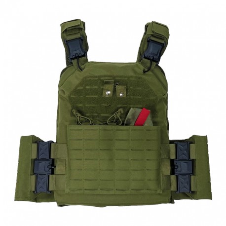 Gilet porte plaque à dégagement rapide NCSTAR taille M/XXL Vert - 1