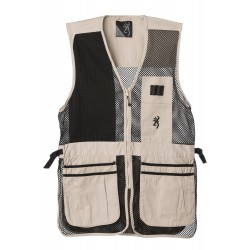 Gilet de Ball Trap Trapper Creek BROWNING 2XL Noir et Tan - 1