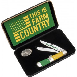 Couteau John Deere Trapper CASE-CUTLERY Coffret cadeau - 1