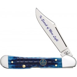 Couteau logo Maçonnique CASE-CUTLERY Bleu - 2