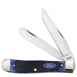 Couteau Ford Trapper double lame CASE-CUTLERY Bleu - 1