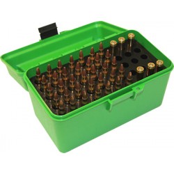 Boite de rangement munitions MTM Vert calibre 7mm Rem 300 Win - 1