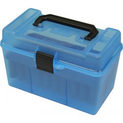 Boite de rangement pour munitions H50-RS-24 MTM Bleu calibre 223 Rem - 1