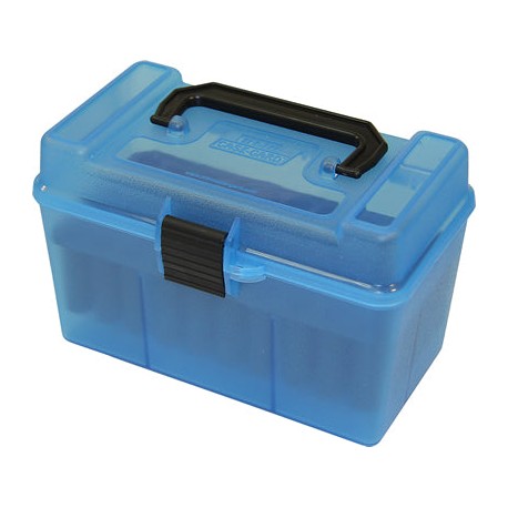 Boite de rangement pour munitions H50-RS-24 MTM Bleu calibre 223 Rem - 1