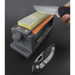 Acheter Système d'affûtage de couteaux avec 4 pierres à aiguiser, Kit d' affûtage de couteaux de bureau à clipser, Rotation à 360 degrés
